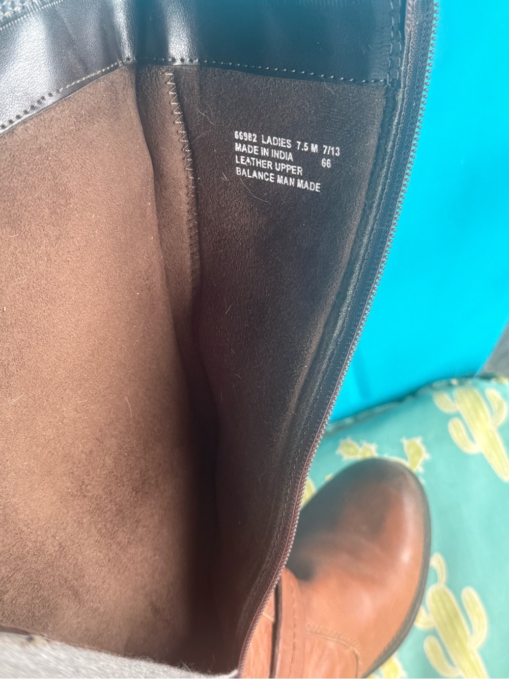 Clark’s Leather Riding Style Boots Unused Size 7 1/2 Nice!! - Picture 6 of 7